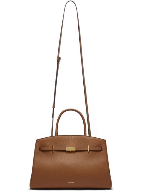 DeMellier The Midi Husdon handbag in Tan W/Be — view 4