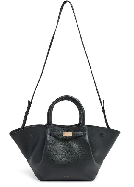 DeMellier The Midi New York handbag in Small Grain Black — view 4
