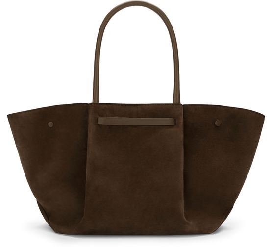DeMellier The New York handbag in Mocha Suede — view 3