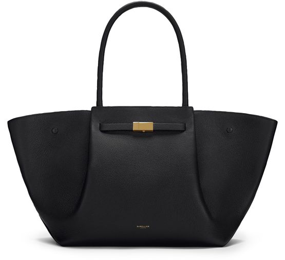 DeMellier The New York handbag in Small Grain Black — view 1