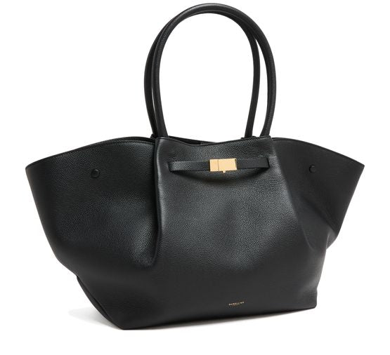 DeMellier The New York handbag in Small Grain Black — view 2