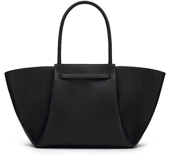 DeMellier The New York handbag in Small Grain Black — view 3