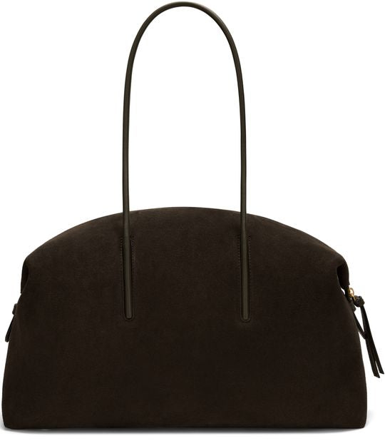 DeMellier The Stockholm Shoulder Bag in Dark Chocolate/Dark Choc F02 — view 2