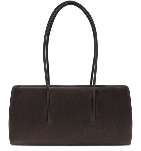 DeMellier The Stockholm Shoulder Baguette Bag in Dark Chocolate — view 3
