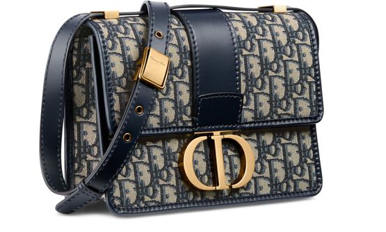 Dior 30 Montaigne bag in Bleu Multicolor — view 2