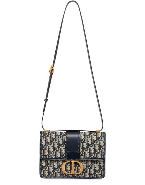 Dior 30 Montaigne bag in Bleu Multicolor — view 4
