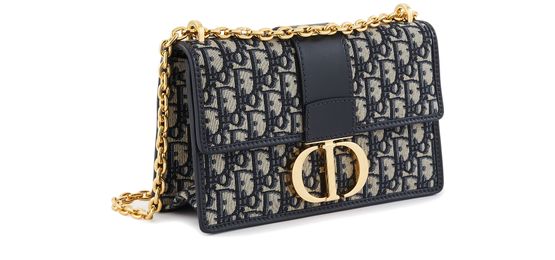 Dior 30 Montaigne chain bag in 928 Bleu/Multic — view 2