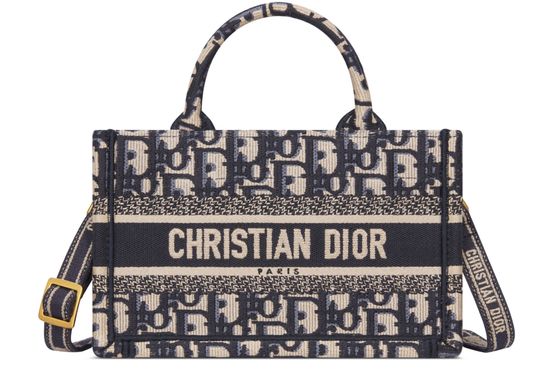 Dior Dior Mini Book Tote in 928 Bleu/Multic — view 1
