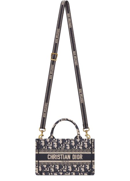 Dior Dior Mini Book Tote in 928 Bleu/Multic — view 4
