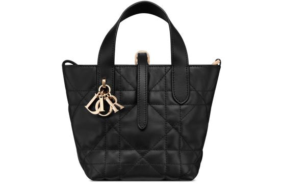 Dior Dior Toujours Vertical Nano Tote Bag in 900 Noir — view 1