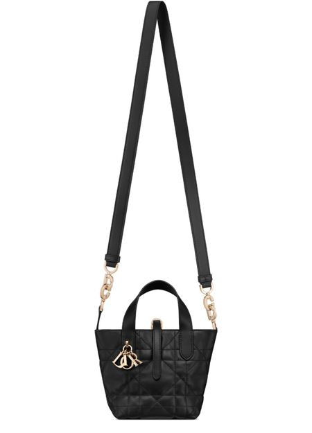 Dior Dior Toujours Vertical Nano Tote Bag in 900 Noir — view 4