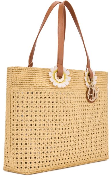Dior Dioriviera Flowers Tote in 78E Brown Multi — view 2