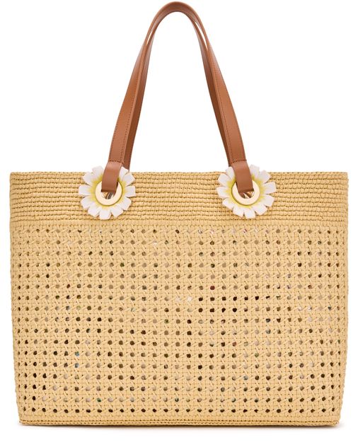 Dior Dioriviera Flowers Tote in 78E Brown Multi — view 3