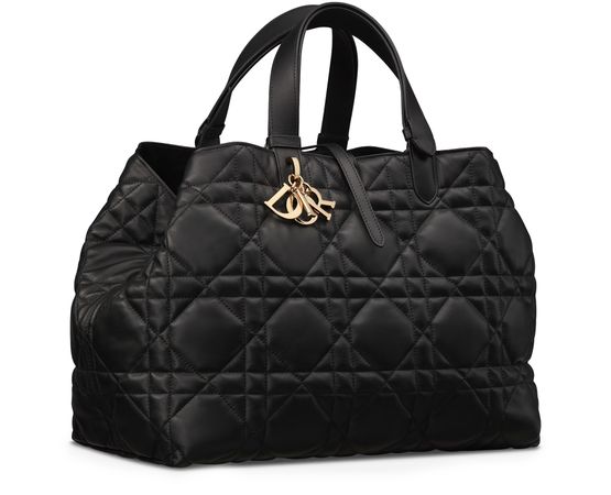 Dior Large Dior Toujours Bag in 900 Noir — view 2