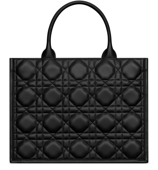 Dior Medium Book Tote in 900 Noir — view 3