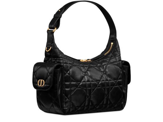 Dior Medium D-Dream Bag in 900 Noir — view 2