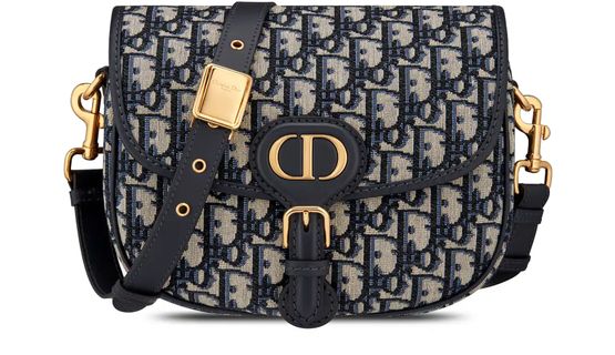 Dior Medium Dior Bobby Bag in 928 Bleu/Multic — view 1