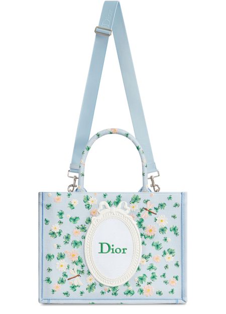 Dior Medium Dior Book Tote with Strap in 20E Multicolore — view 2