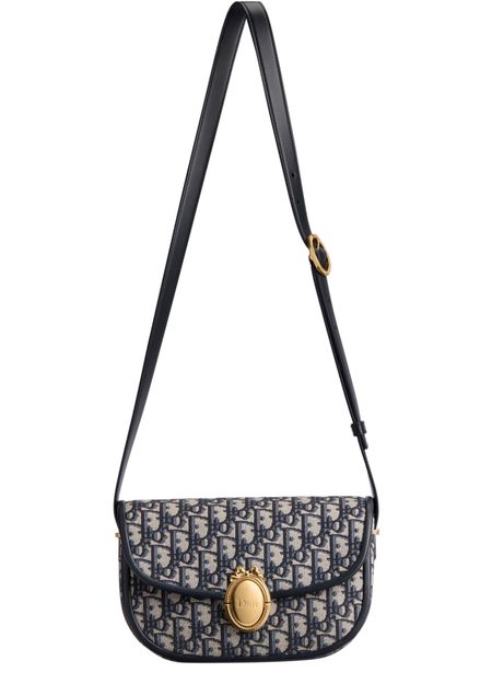 Dior Medium Dior Médaillon Flap Bag in 928 Bleu/Multic — view 1