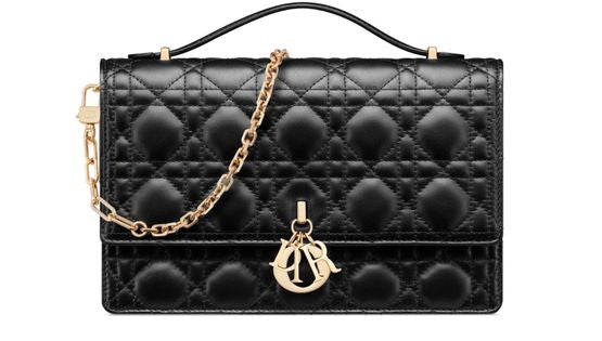 Dior Mini Miss Dior Bag in 900 Noir — view 1