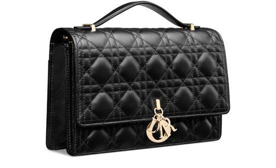 Dior Mini Miss Dior Bag in 900 Noir — view 2