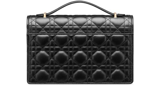 Dior Mini Miss Dior Bag in 900 Noir — view 3