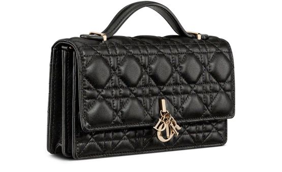 Dior Mini My Dior Bag in 900 Noir — view 2