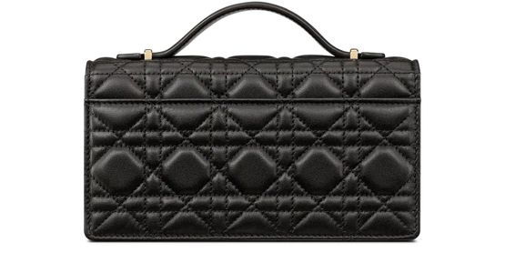 Dior Mini My Dior Bag in 900 Noir — view 3