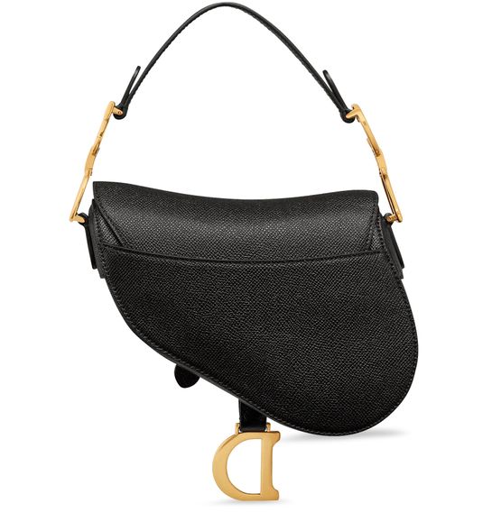 Dior Mini Saddle Bag in 900 Black — view 3