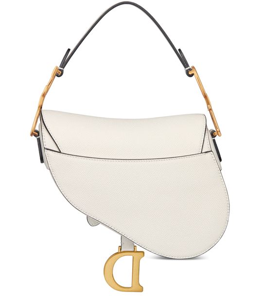 Dior Mini Saddle Bag in Latte Dior — view 3