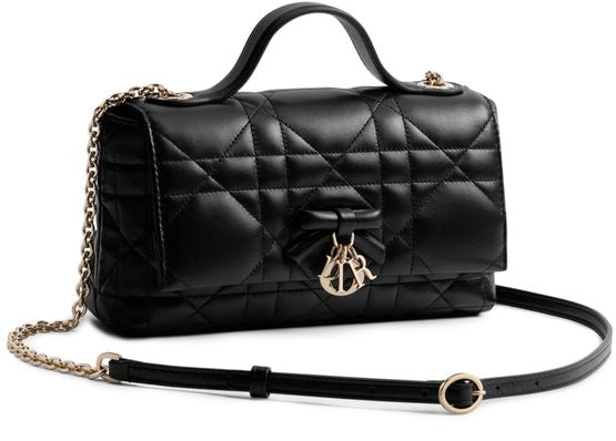Dior My Tender Dior Top Handle Mini Bag in 900 Noir — view 2