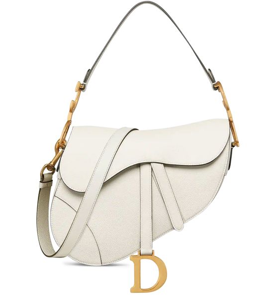 Dior Saddle Bag in Latte Dior — view 1