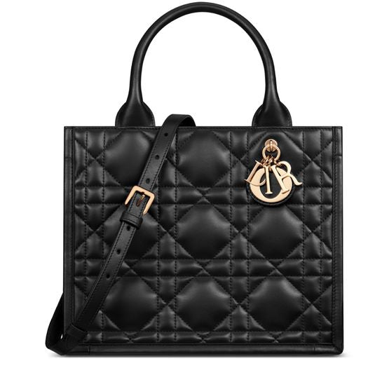 Dior Small Dior Book Tote in 900 Noir — view 1