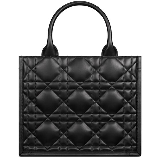 Dior Small Dior Book Tote in 900 Noir — view 3