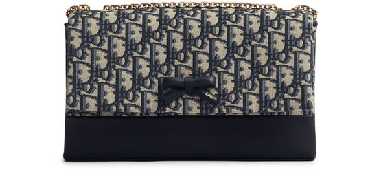 Dior Small Dior Promenade Flap Bag in 928 Bleu/Multic — view 1