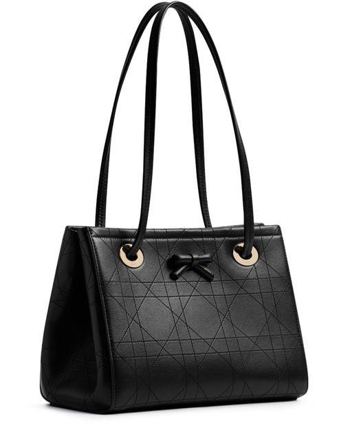 Dior Small Dior Promenade Shopping Bag in 911 Nero/Multic — view 2