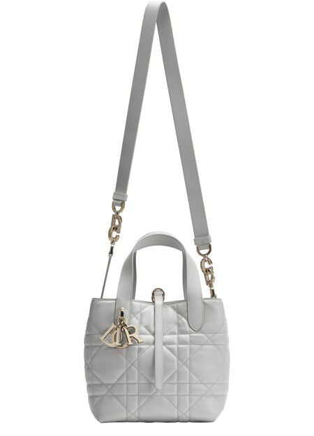 Dior Small Dior Toujours Vertical Tote Bag in 68G Gris Pietro — view 2
