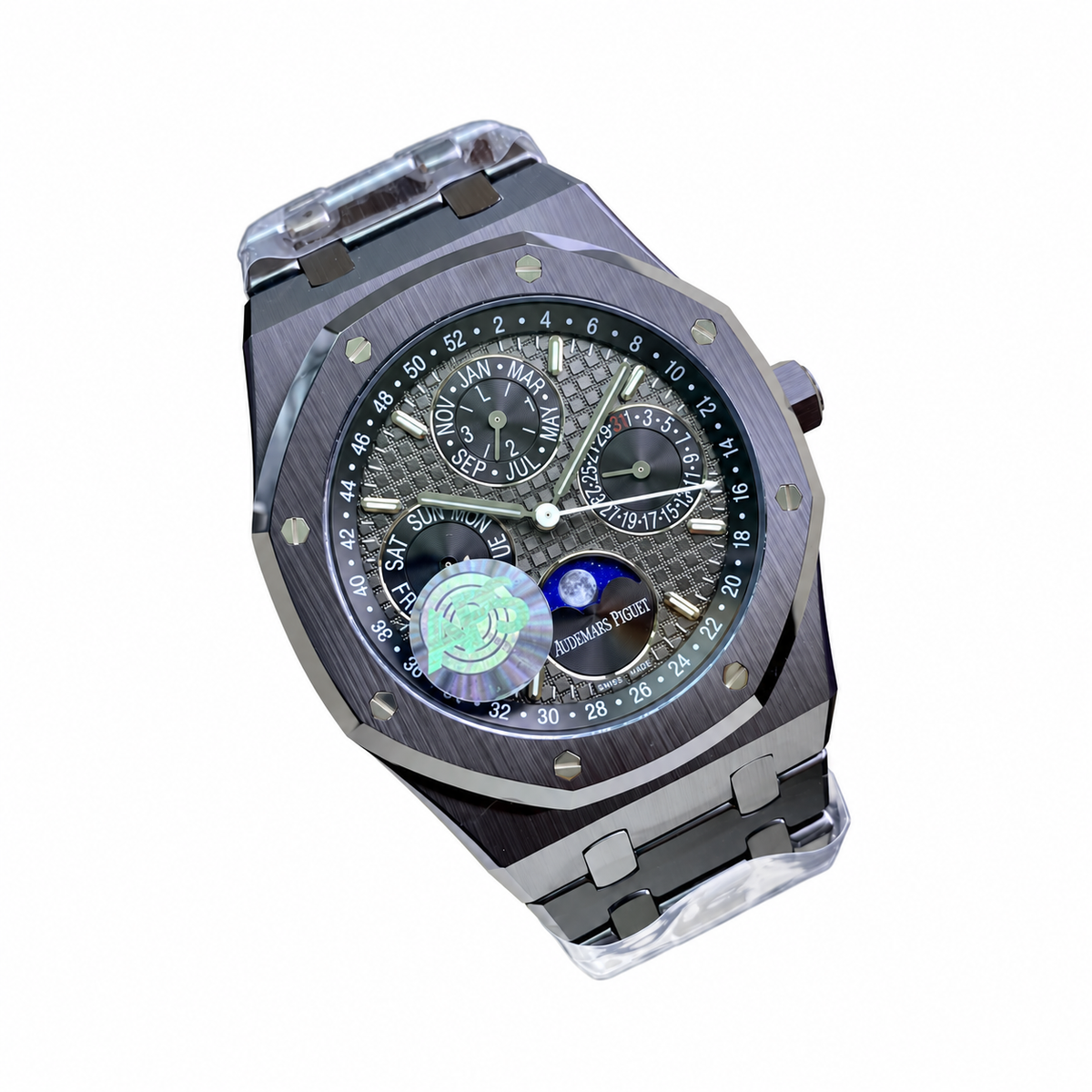 Replica watch draft, Audemars Piguet 26579 design reference, view 05, white background