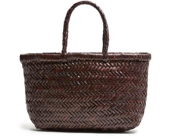 Dragon Diffusion Flat Gora mini handbag in Dark Brown — view 3