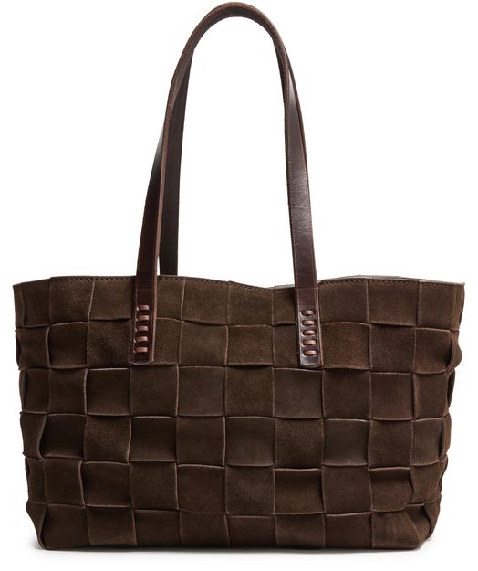 Dragon Diffusion Japan tote bag in Dark Brown Suede — view 3