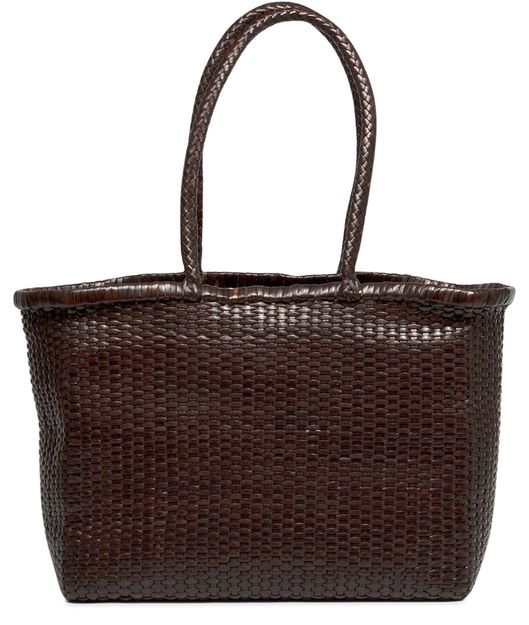 Dragon Diffusion Large B.weave handbag in Dark Brown — view 1