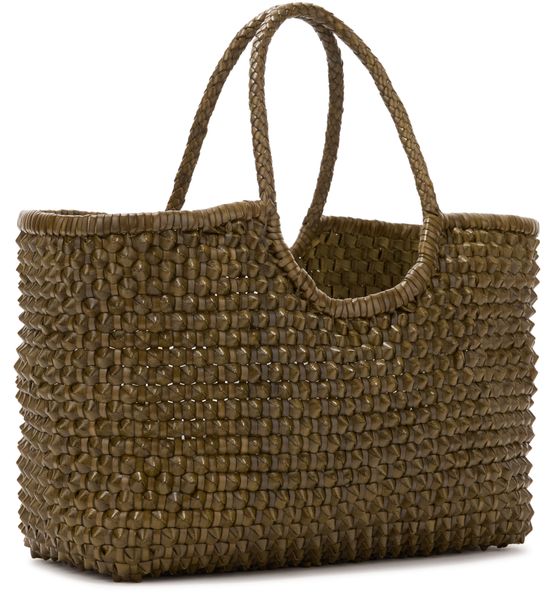 Dragon Diffusion Nantucket big tote bag in khaki — view 2