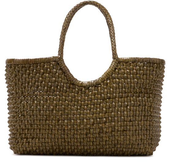 Dragon Diffusion Nantucket big tote bag in khaki — view 3