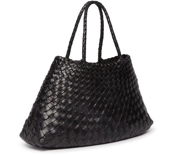 Dragon Diffusion Santa Croce large shoulder bag in Black — view 2