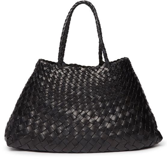 Dragon Diffusion Santa Croce large shoulder bag in Black — view 3
