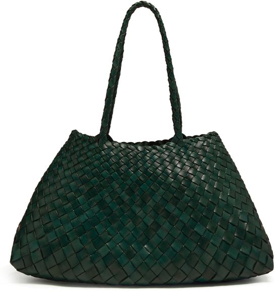 Dragon Diffusion Santa Croce large shoulder bag in Forest — view 1