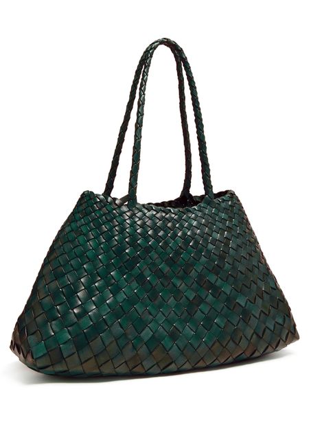 Dragon Diffusion Santa Croce large shoulder bag in Forest — view 2