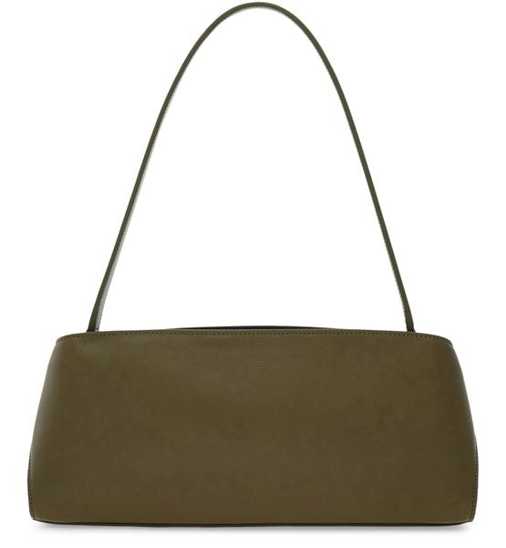 Ferragamo East-West Hug shoulder bag in New Olive — view 2
