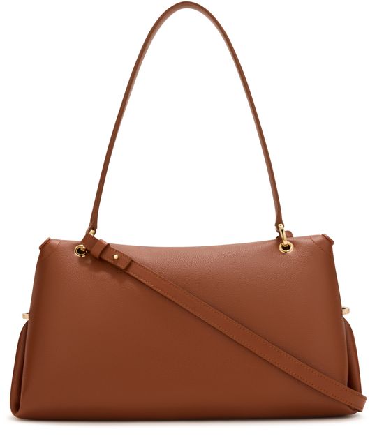 Ferragamo Sofia Shoulder Bag (M) in New Cognac — view 3