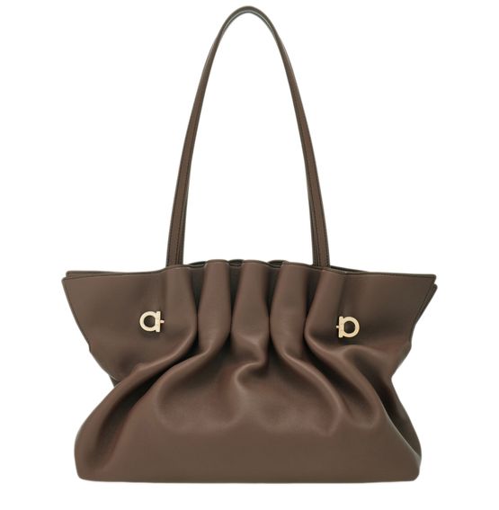 Ferragamo Soft-bag (S) in Concrete — view 3